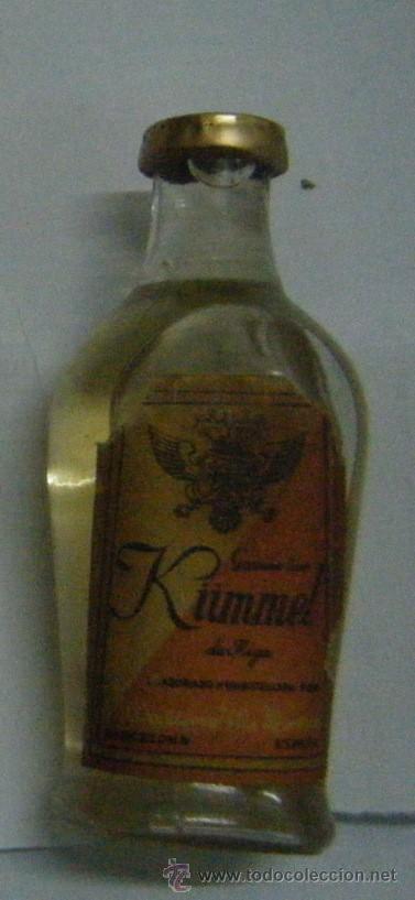 Coleccionismo de vinos y licores: BOTELLIN LICOR KUMMEL   RF-33