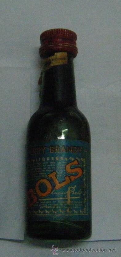 Coleccionismo de vinos y licores: BOTELLIN LICOR BOLS CHERRY BRANDY RF-34