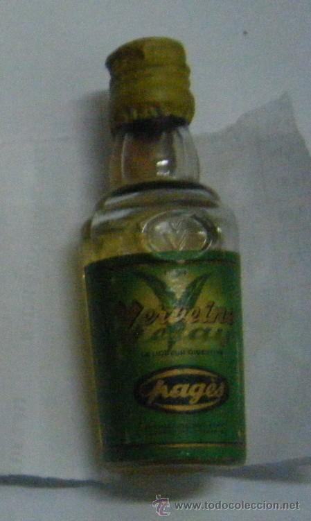 Coleccionismo de vinos y licores: BOTELLIN DE LICOR DIGESTIVO VERVEINE. DESTILERIAS DU VELAY . RF-60