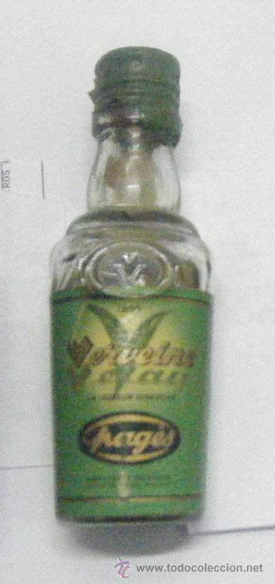 Coleccionismo de vinos y licores: BOTELLIN DE LICOR DIGESTIVO VERVEINE. DESTILERIAS DU VELAY RF-90