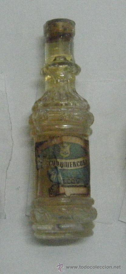 Coleccionismo de vinos y licores: BOTELLIN DE LICOR FINO DE CUALQUIERCOSA. DESTILERIAS SERPIS   RF-99