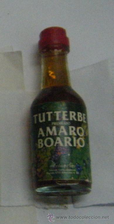Coleccionismo de vinos y licores: BOTELLIN DE LICOR TUTTERBE AMARO BOARIO. DESTILERIAS MORANDINI    RF-201