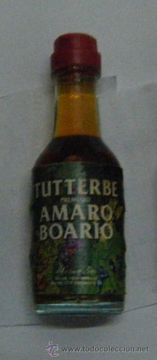 Coleccionismo de vinos y licores: BOTELLIN DE LICOR TUTTERBE AMARO BOARIO. DESTILERIAS MORANDINI RF-227