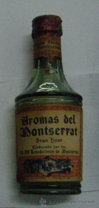 Coleccionismo de vinos y licores: BOTELLIN DE GRAN LICOR AROMAS DEL MONTSERRAT. ABADIA DE MONTSERRAT RF-231