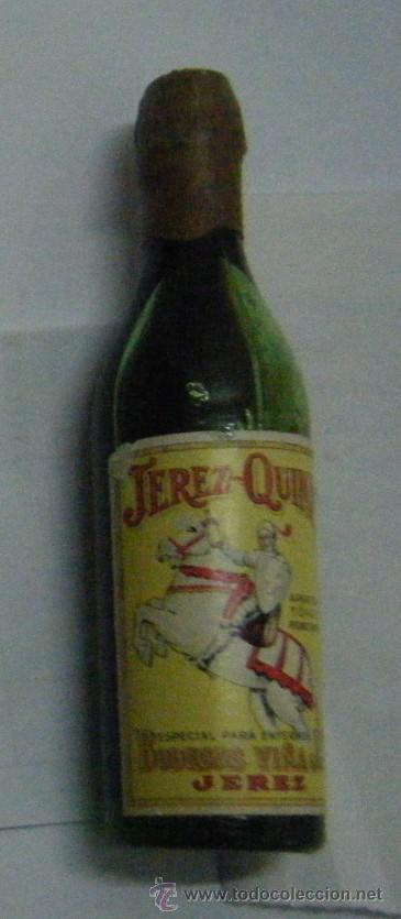 Coleccionismo de vinos y licores: BOTELLIN DE JEREZ-QUINA. BODEGAS VI&Ntilde;A J. T. RF-232