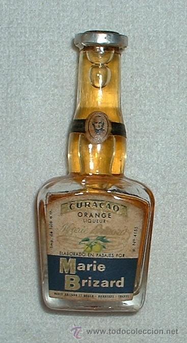 Coleccionismo de vinos y licores: BOTELLIN CURAZAO LICOR DE ORANGE DE MARIE BRIZARD     RF-341