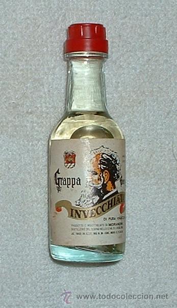 Coleccionismo de vinos y licores: BOTELLIN DE LICOR GRAPPA GAROLINA INVECCHIATA. DESTILERIAS MORANDINI. ITALIA   RF-346