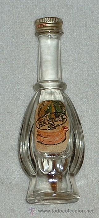 Coleccionismo de vinos y licores: BOTELLIN DE LICOR DE BANANA. DESTILERIAS MOREY S.A. BINISALEM, MALLORCA    RF-410