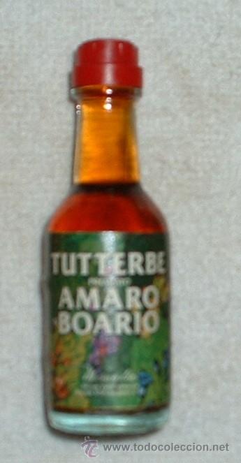 Coleccionismo de vinos y licores: BOTELLIN DE LICOR TUTTERBE AMARO BOARIO. DESTILERIAS MORANDINI RF-430