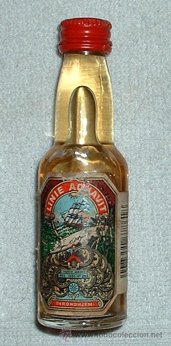 Coleccionismo de vinos y licores: BOTELLIN DE LICOR LINIE AQUAVIT. A/S VINMONOPOLET.OSLO RF-496