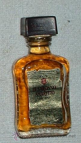Coleccionismo de vinos y licores: BOTELLIN DE LICOR DI SARONNO AMARETTO. DESTILERIAS ILLVA SARONNO. ITALIA RF-522