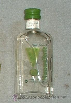 Coleccionismo de vinos y licores: BOTELLIN LICOR MANZANA VERDE MARIE BRIZARD    RF-580