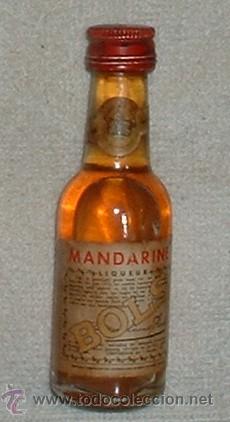Coleccionismo de vinos y licores: BOTELLIN LICOR DE MANDARINE BOLS. DESTILERIAS BOLS   RF-599