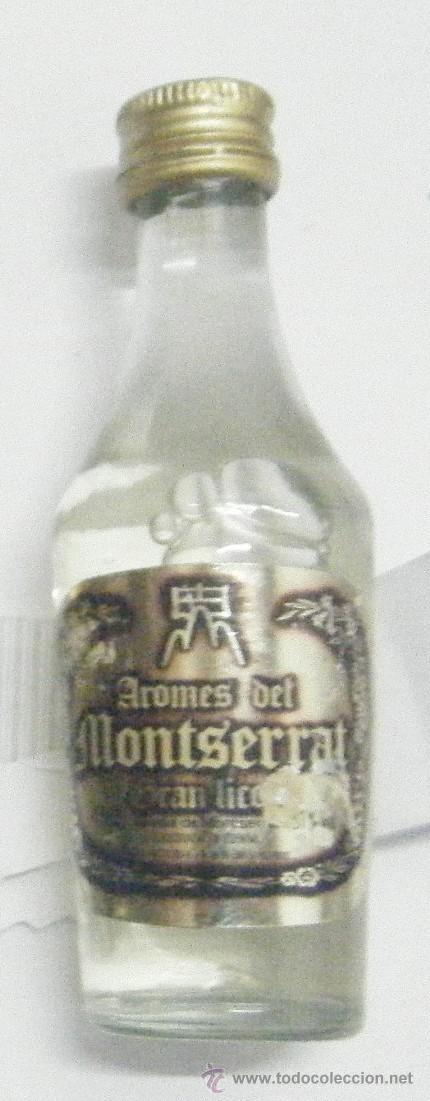 Coleccionismo de vinos y licores: BOTELLIN DE LICOR AROMES DEL MONTSERRAT. ABADIA DE MONTSERRAT   RF-701