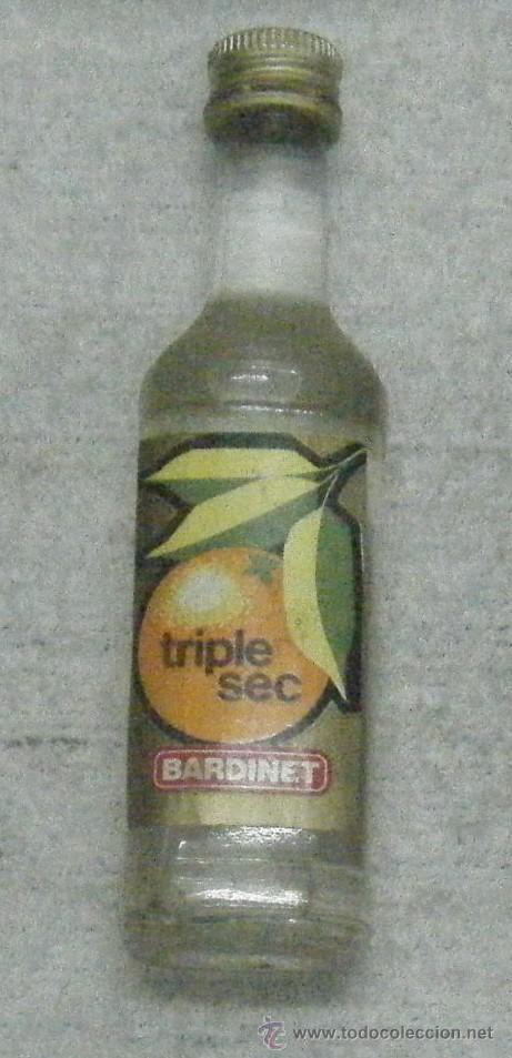 Coleccionismo de vinos y licores: BOTELLIN LICOR TRIPLE SEC BARDINET   RF-808