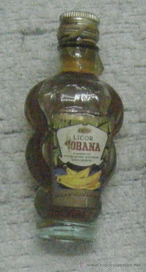 Coleccionismo de vinos y licores: BOTELLIN LICOR COBANA. ISLAS CANARIAS    RF-824
