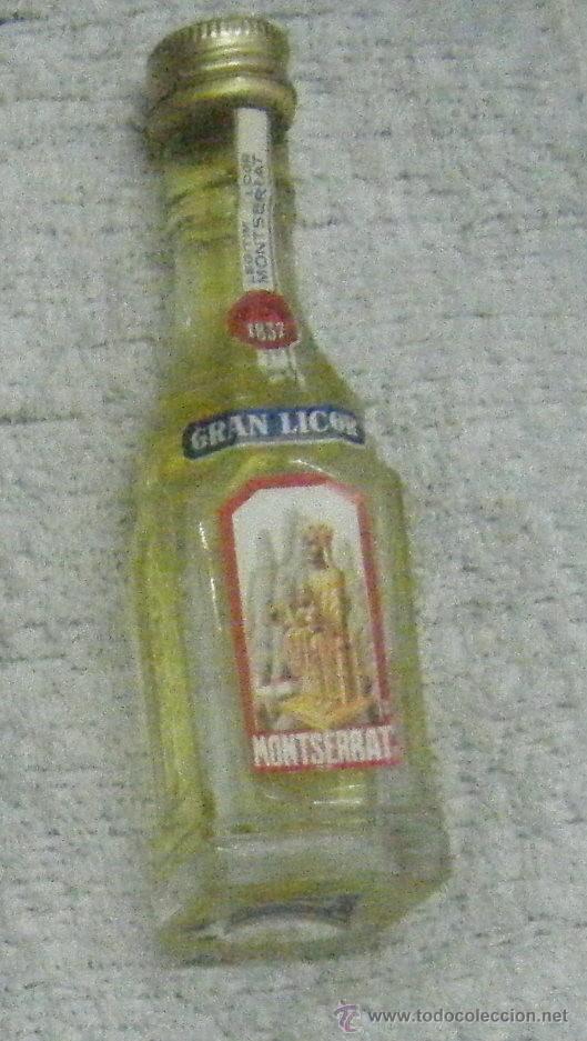 Coleccionismo de vinos y licores: BOTELLIN GRAN LICOR MONTSERRAT. DESTILERIA MONTSERRAT   RF-826