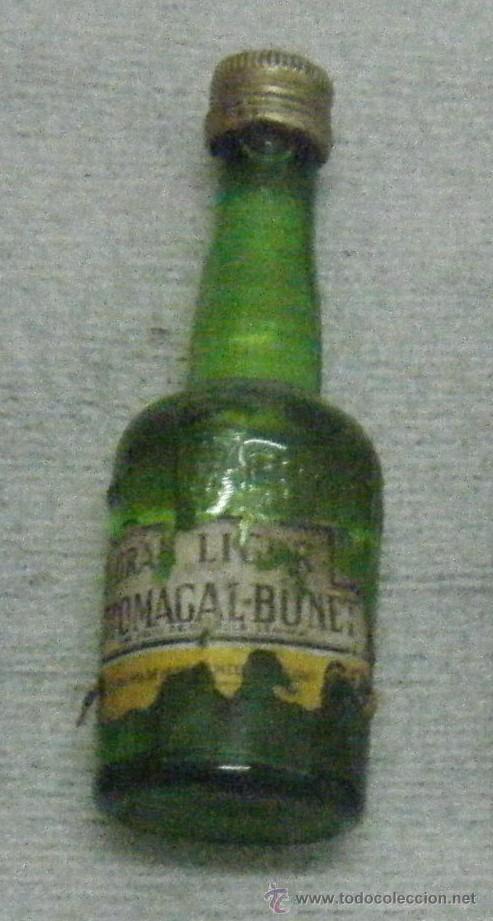 Coleccionismo de vinos y licores: BOTELLIN LICOR ESTOMAGAL BONET. SAN FELIU DE GUIXOLS    RF-988