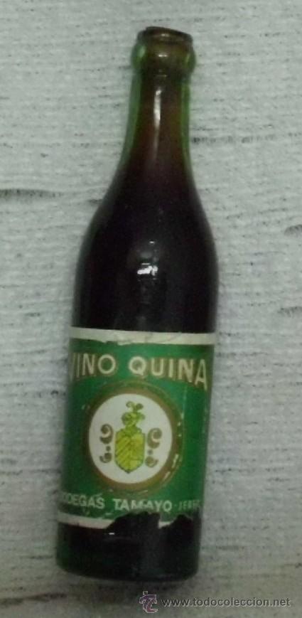 Coleccionismo de vinos y licores: BOTELLIN VINO QUINA. BODEGAS TAMAYO. JEREZ DE LA FRONTERA    RF-1104