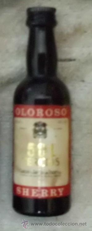Coleccionismo de vinos y licores: BOTELLIN VINO OLOROSO 501 TERCIOS. BODEGAS CARLOS Y JAVIER DE TERRY. EL PUERTO SANTA MARIA   RF-1448