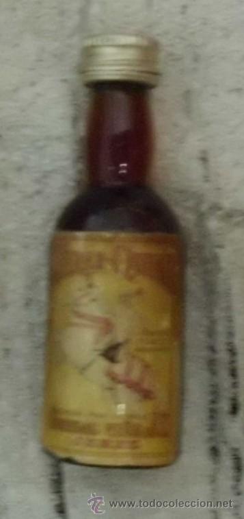 Coleccionismo de vinos y licores: BOTELLIN JEREZ QUINA. BODEGAS VI&Ntilde;A J. T. JEREZ DE LA FRONTERA      RF-1540