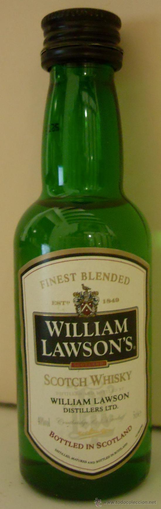 Sammlung von Weinen und Lik&ouml;ren: BOTELLIN DE WHISKY ESCOCES WILLIAM LAWSON&acute;S. DESTILERIAS WILLIAM LAWSON. ESCOCIA.