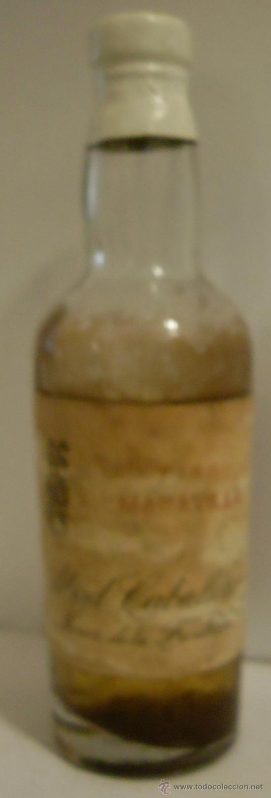 Collectionnisme de vins et liqueurs: BOTELLIN DE VINO DE JEREZ FINO MARAVILLA. BODEGAS ABAD CABALLERO. JEREZ DE LA FRONTERA, CADIZ.