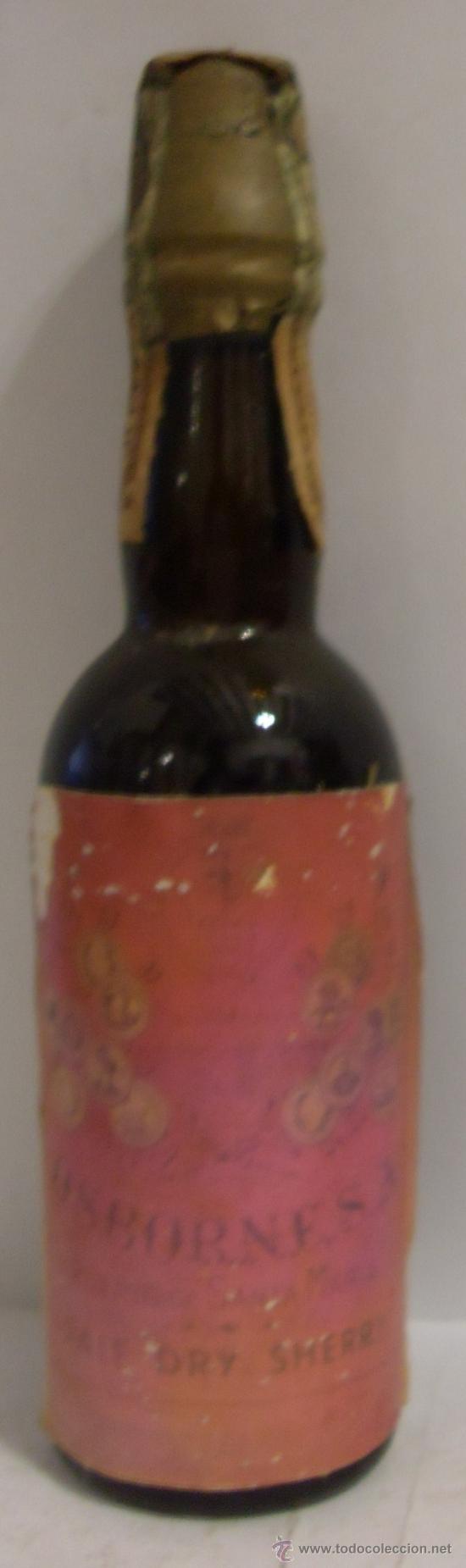 Collectionnisme de vins et liqueurs: BOTELLIN DE VINO PALE DRY SHERRY. BODEGAS OSBORNE. EL PUERTO DE SANTA M&ordf;, CADIZ.