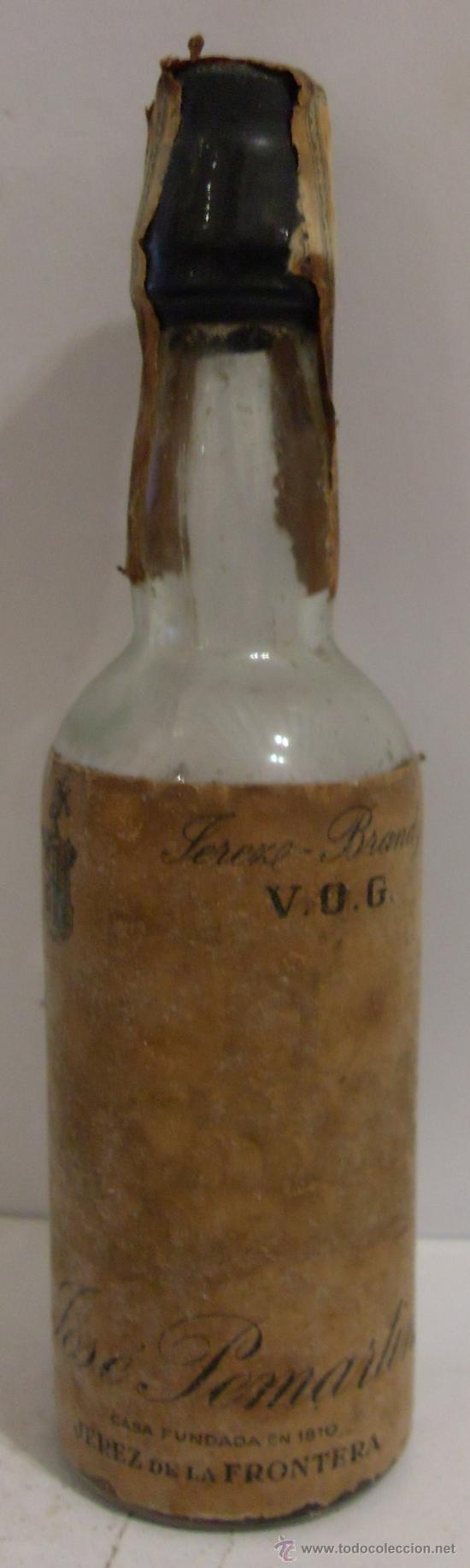 Sammlung von Weinen und Lik&ouml;ren: BOTELLIN DE BRANDY DE JEREZ V. O. G. BODEGA JOSE PEMARTIN. JEREZ DE LA FRONTERA, CADIZ