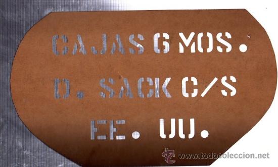 Colecionismo de vinhos e licores: PLANTILLA PUBLICIDAD CAJA VINO, SACKS, EE.UU., 28 POR 17CM