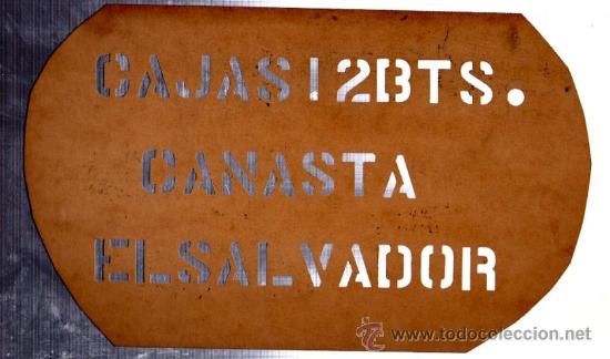 Sammlung von Weinen und Lik&ouml;ren: PLANTILLA PUBLICIDAD CAJA VINO, CANASTA, EL SALVADOR, 30 POR 17CM