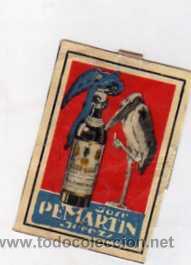 Coleccionismo de vinos y licores: Publicidad. Jose Pemartin. Jerez. Cadiz. Vino.