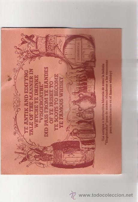 Collection of wines and liquors: TRIPTICO CON LA HISTORIA DEL WHISKY