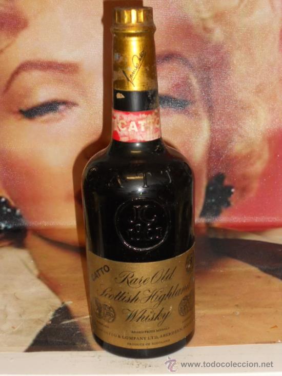 Botella Antigua Whisky Catto Rare Old Scottish Vendido En Venta Directa 32744441