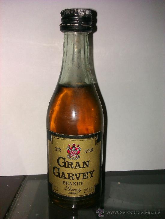 Sammlung von Weinen und Lik&ouml;ren: BOTELLIN GRAN GARVEY. BRANDY. JEREZ.