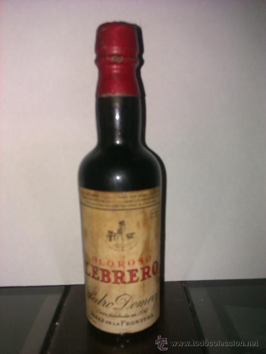 Sammlung von Weinen und Lik&ouml;ren: BOTELLIN OLOROSO LEBRERO. PEDRO DOMECQ. JEREZ.
