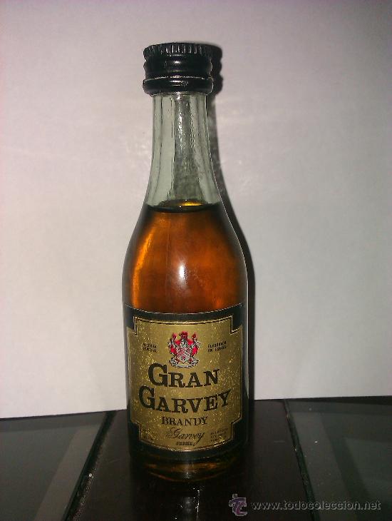 Sammlung von Weinen und Lik&ouml;ren: BOTELLIN GRAN GARVEY. BRANDY. JEREZ.