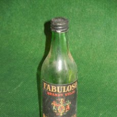 Coleccionismo de vinos y licores: ANTIGUO BOTELLIN BRANDY VIEJO FABULOSO - PALOMINO & VERGARA (VACIO)