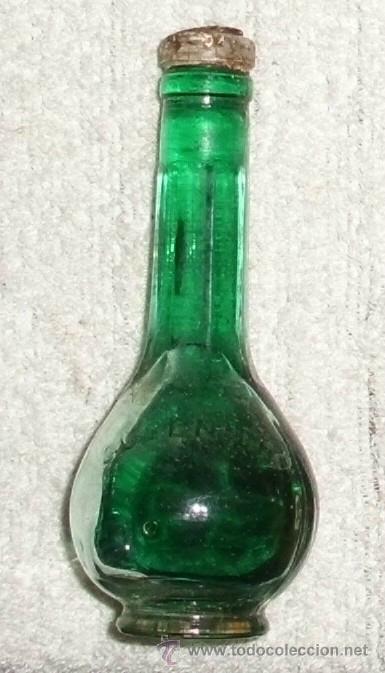Coleccionismo de vinos y licores: BOTELLIN DE LICOR DE MENTA. FALTO DE ETIQUETA     RF-2284