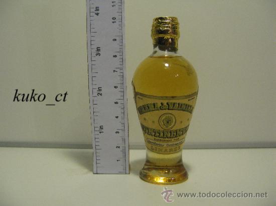 Collection of wines and liquors: Botellita licor de crema de vainilla continental Linares
