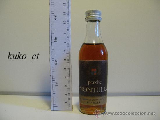 Sammlung von Weinen und Lik&ouml;ren: BOTELLITA BOTELLIN PONCHE MONTULIA BODEGAS MONTULIA