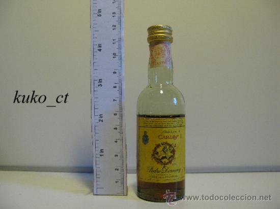 Sammlung von Weinen und Lik&ouml;ren: BOTELLITA BOTELLIN CO&Ntilde;AC CARLOS I DESTILERIAS PEDRO DOMECQ