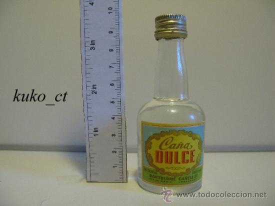 Sammlung von Weinen und Lik&ouml;ren: BOTELLITA BOTELLIN CA&Ntilde;A DULCE DESTILERIAS BARTOLOME CA&Ntilde;ELLAS