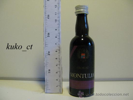 Sammlung von Weinen und Lik&ouml;ren: BOTELLITA BOTELLIN OLOROSO MONTULIA BODEGAS MONTULIA