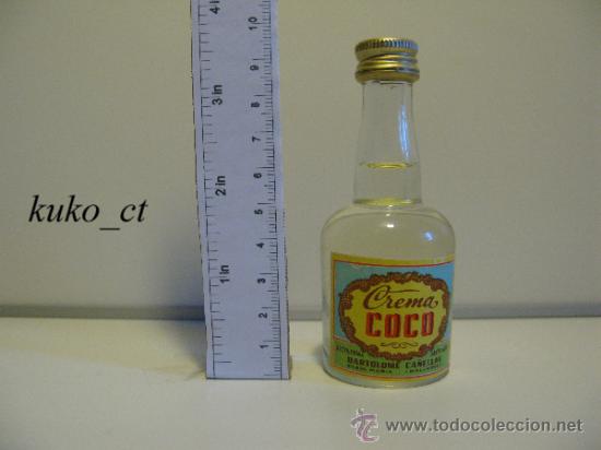 Sammlung von Weinen und Lik&ouml;ren: BOTELLITA BOTELLIN CREMA COCO DESTILERIAS BARTOLOME CA&Ntilde;ELLAS