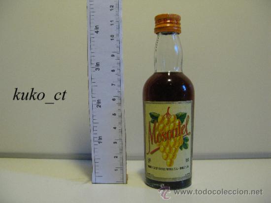 Sammlung von Weinen und Lik&ouml;ren: BOTELLITA BOTELLIN MOSCATEL DESTILERIAS MOREY