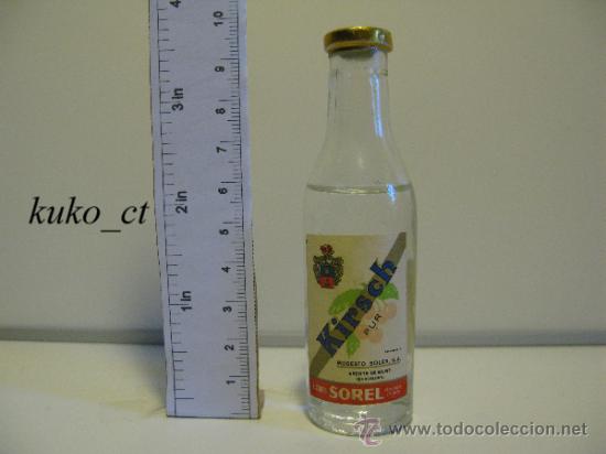 Sammlung von Weinen und Lik&ouml;ren: BOTELLITA BOTELLIN VODKA KIRSCH DESTILERIAS SOREL