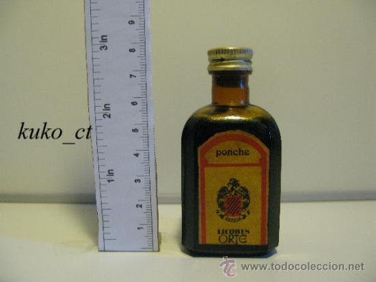 Sammlung von Weinen und Lik&ouml;ren: BOTELLITA BOTELLIN PONCHE DESTILERIAS ORTE