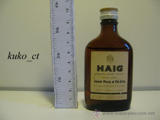 Coleccionismo de vinos y licores: BOTELLITA BOTELLIN WHISKY HAIG JOHN HAIG