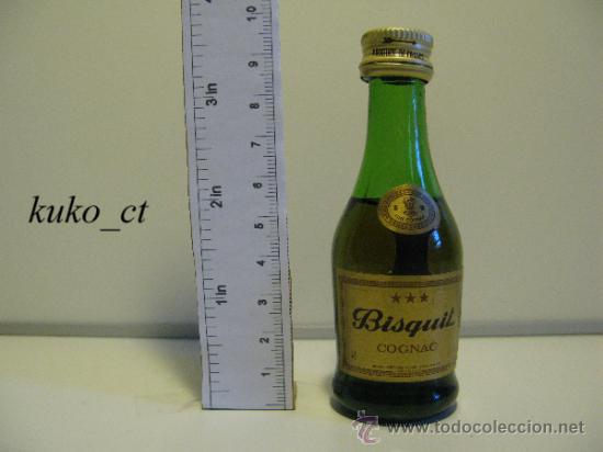 Collection of wines and liquors: BOTELLITA BOTELLIN CO&Ntilde;AC BISQUIT DESTILERIAS RICARD FRANCE